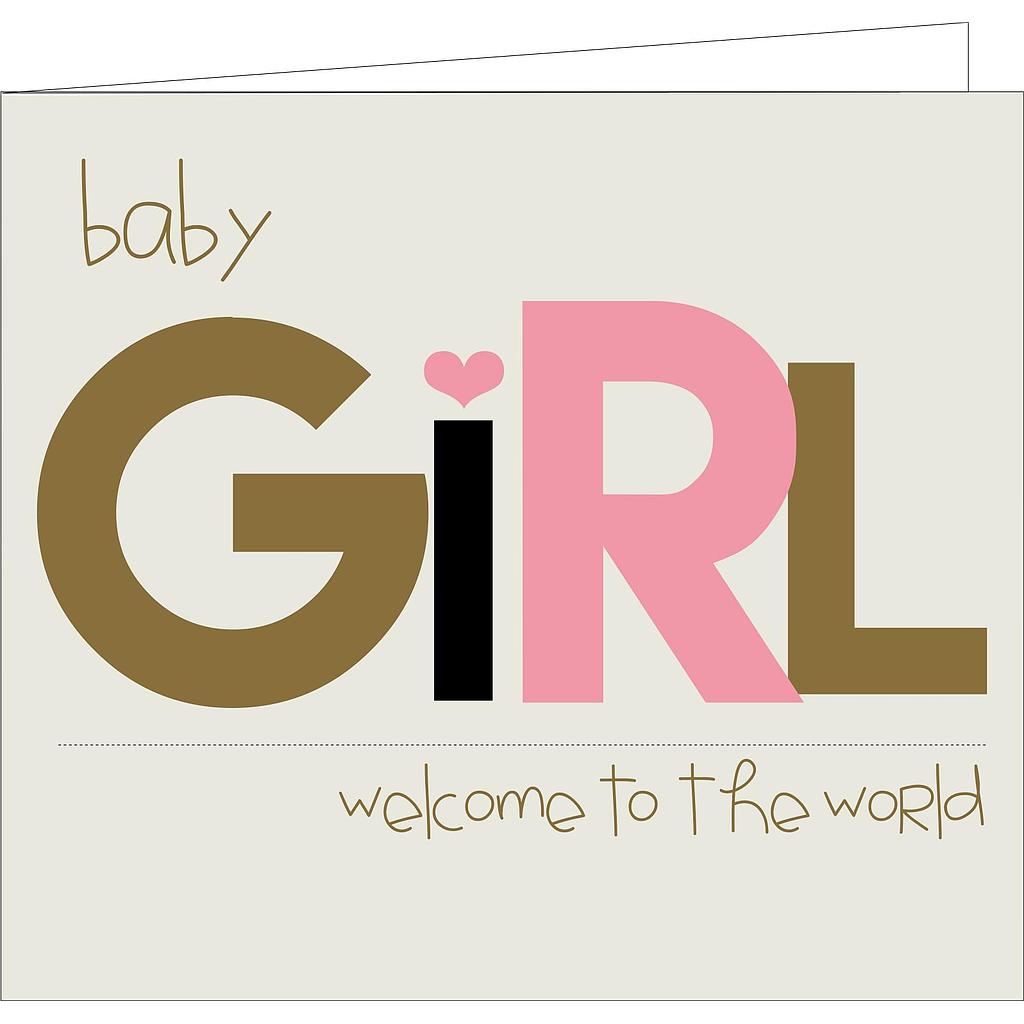 Baby girl, welcome to the world