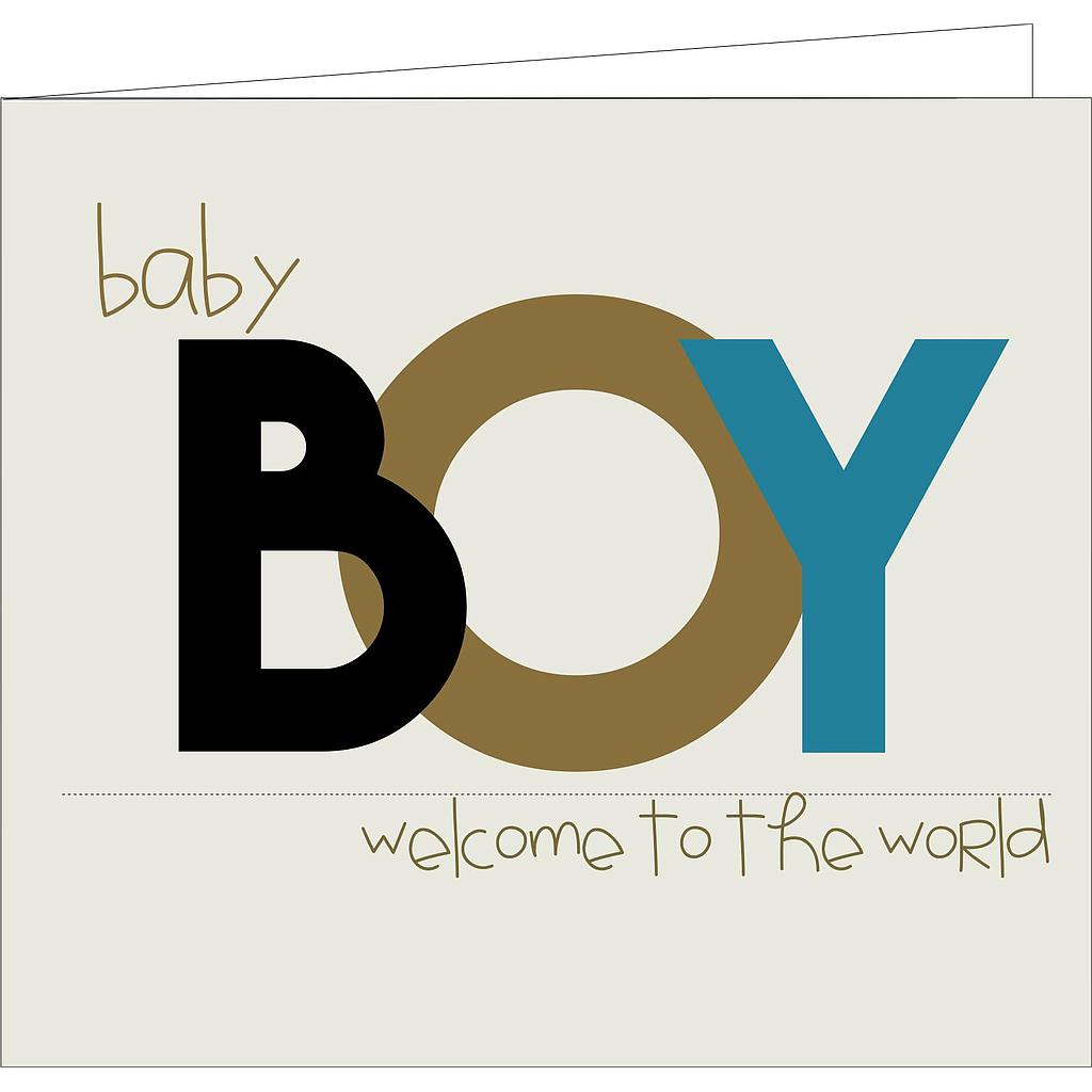 Baby boy, welcome to the world