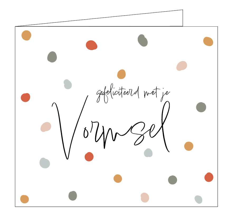 Gefeliciteerd met je Vormsel