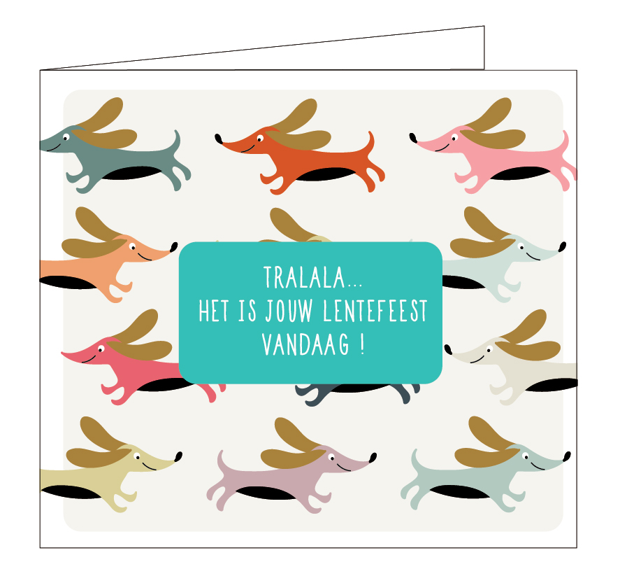 Tralala, het is jouw lentefeest vandaag !