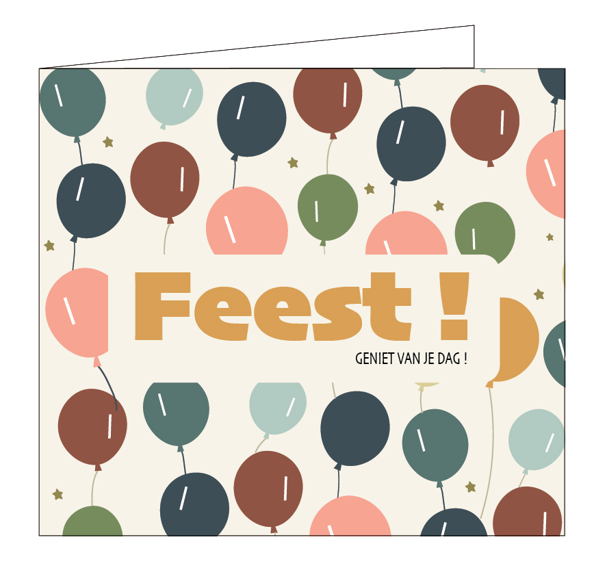 Feest ! Geniet van je dag !
