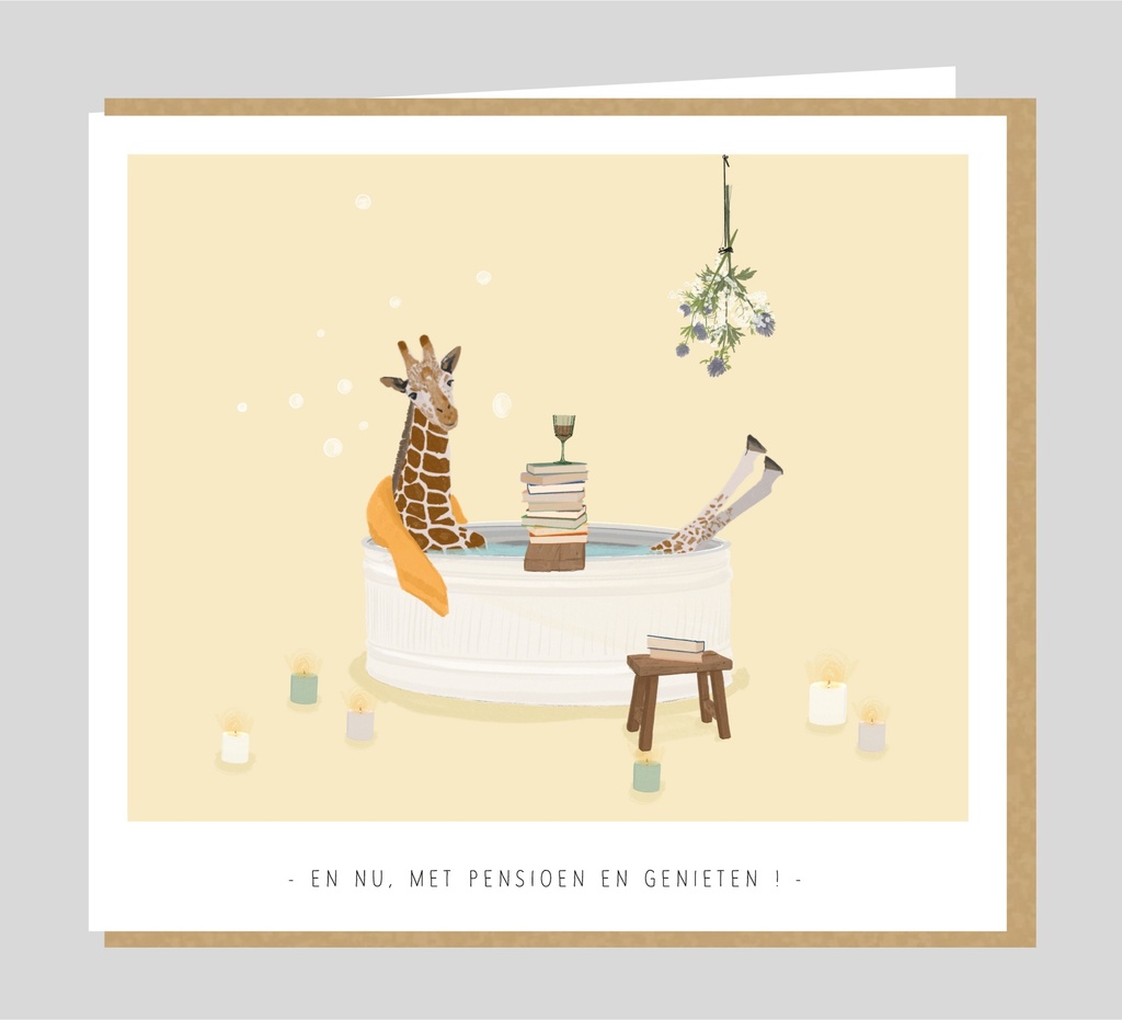 En nu met pensioen en genieten