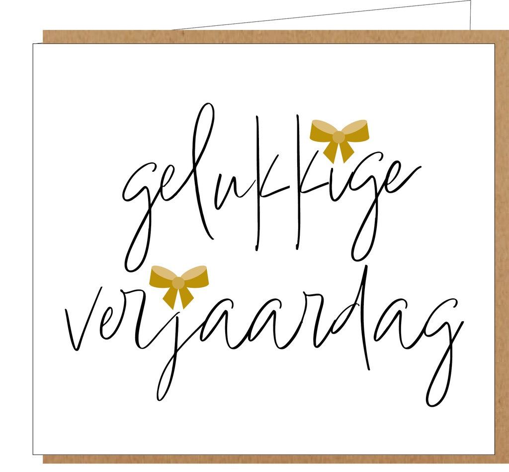 Gelukkige verjaardag