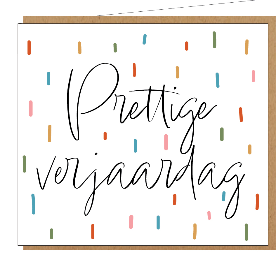 Prettige verjaardag