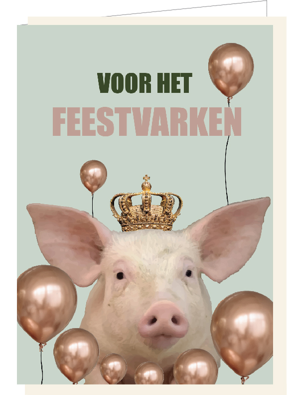 Voor het feestvarken