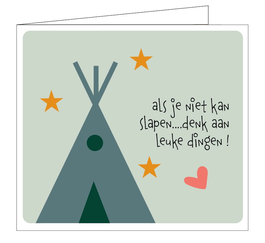 Als je niet kan slapen...denk aan leuke dingen!