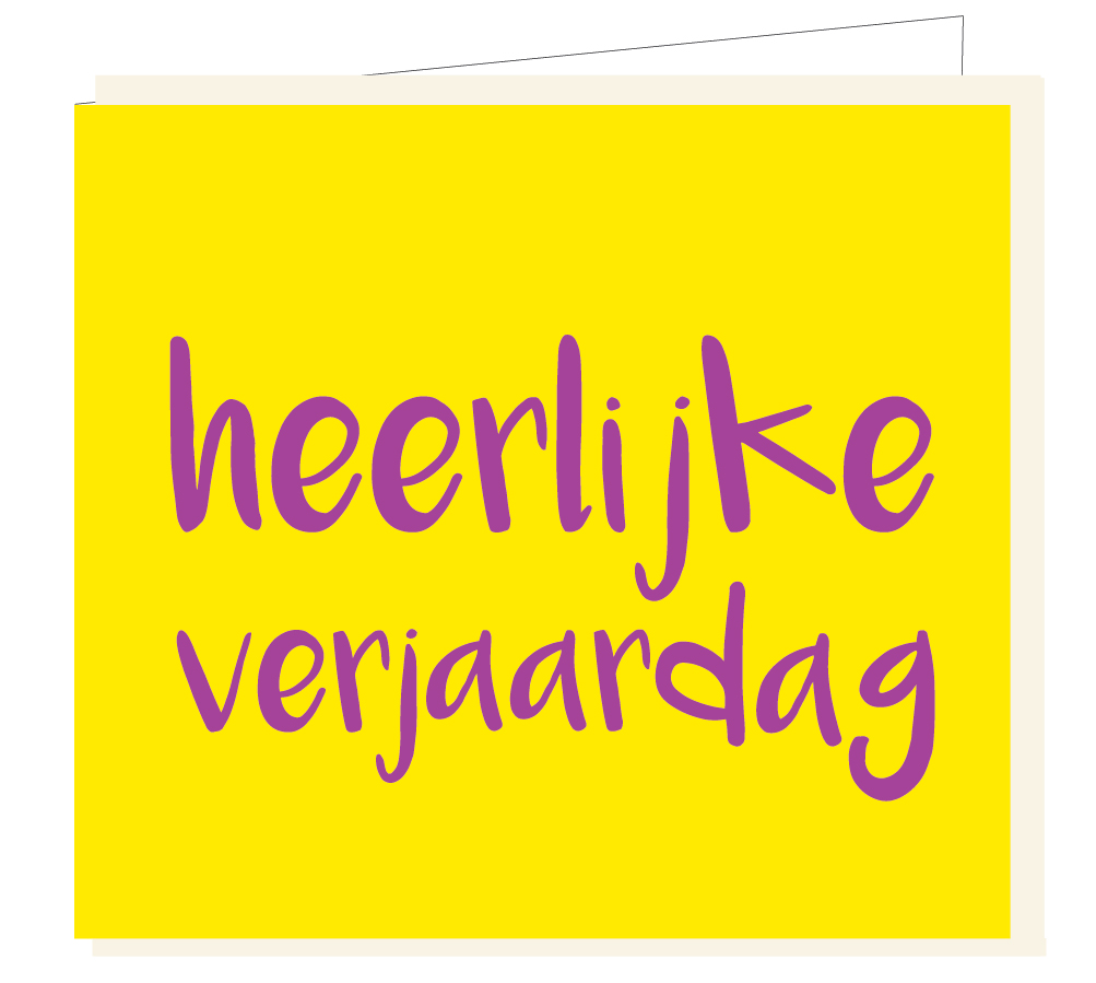 Heerlijke verjaardag