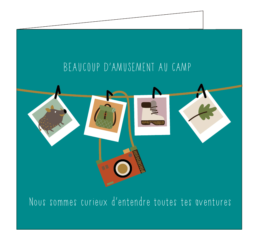 Beaucoup d'amusement au camp