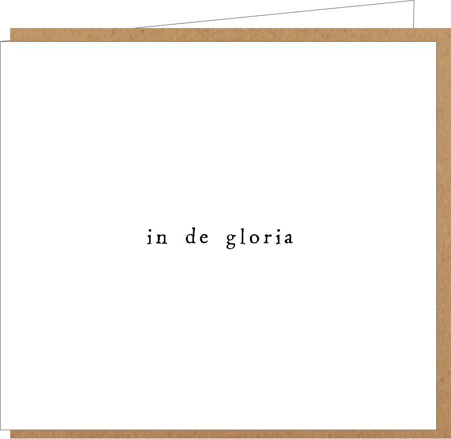 in de gloria