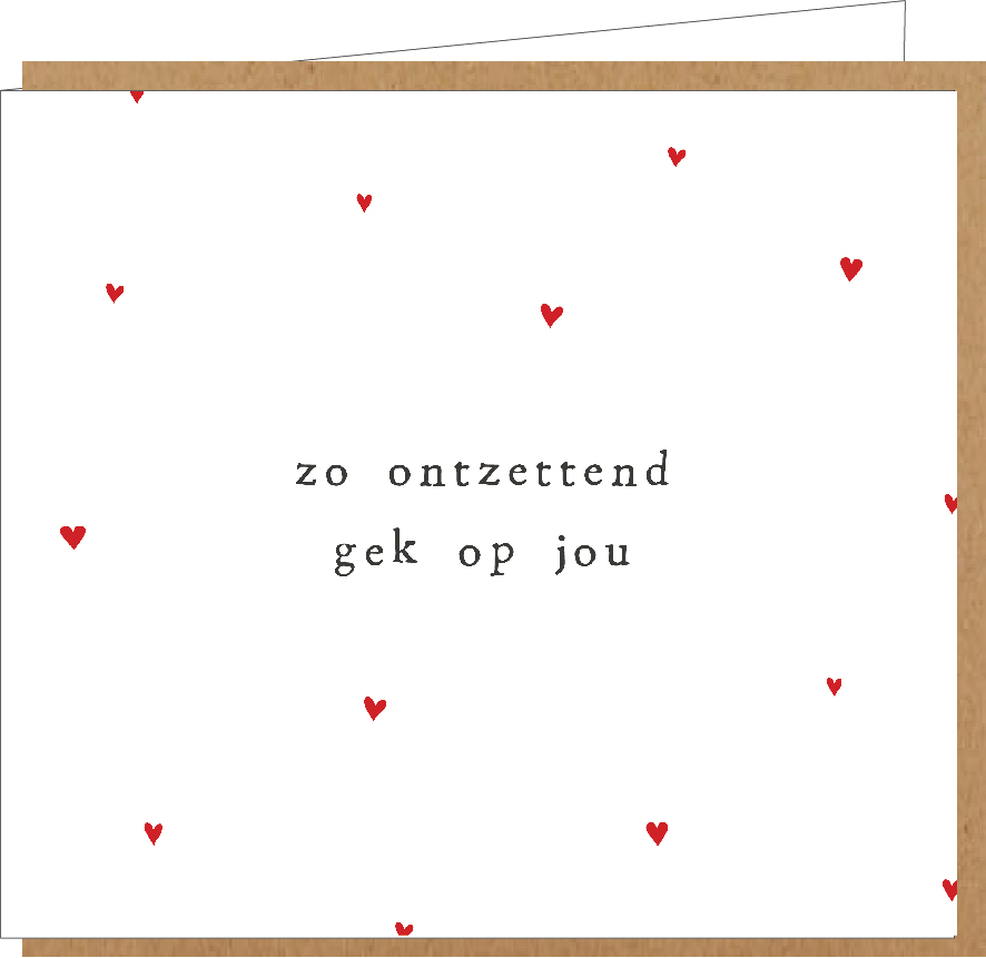 zo ontzettend gek op jou