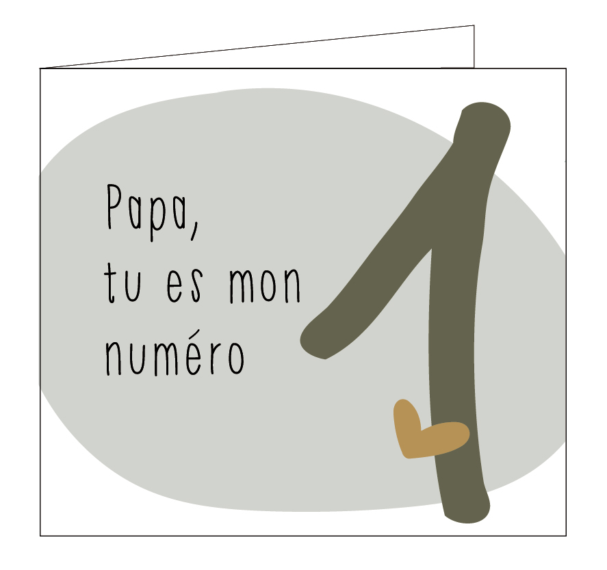 Papa, tu es mon numéro 1