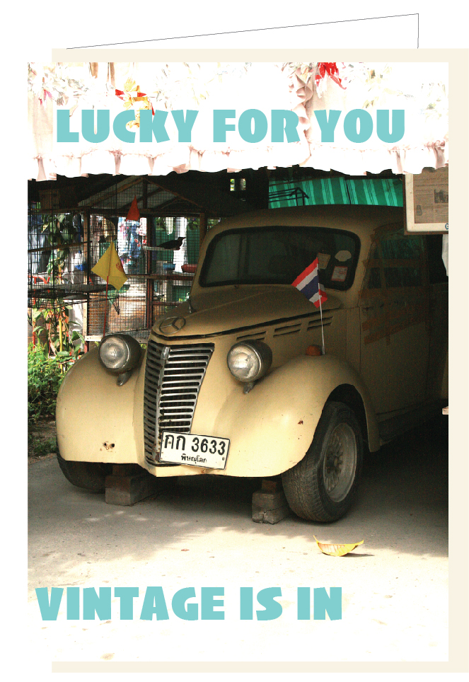 Lucky for you, vintage is in