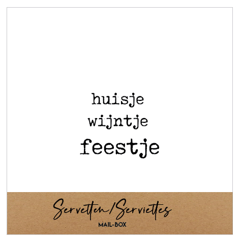 huisje wijntje feestje