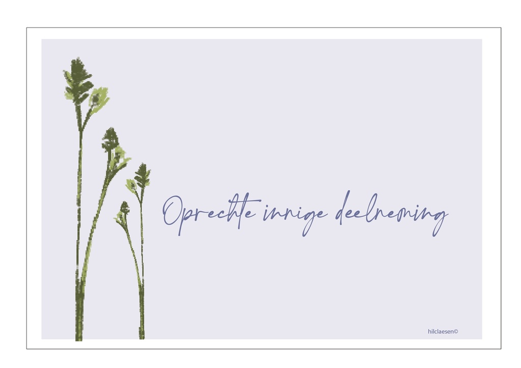 Oprechte innige deelneming