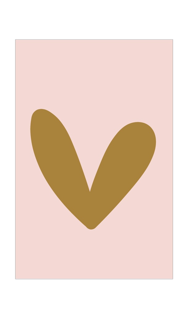 Blanco hart/coeur