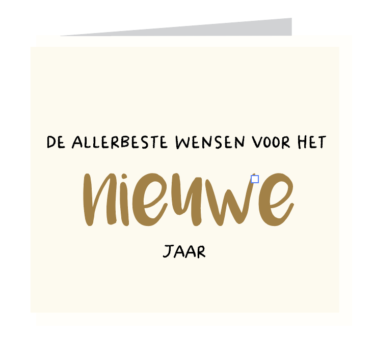 De allerbeste wensen voor het nieuwe jaar