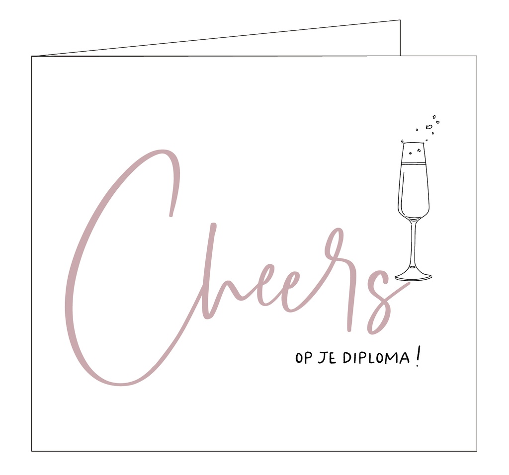 Cheers op je diploma!