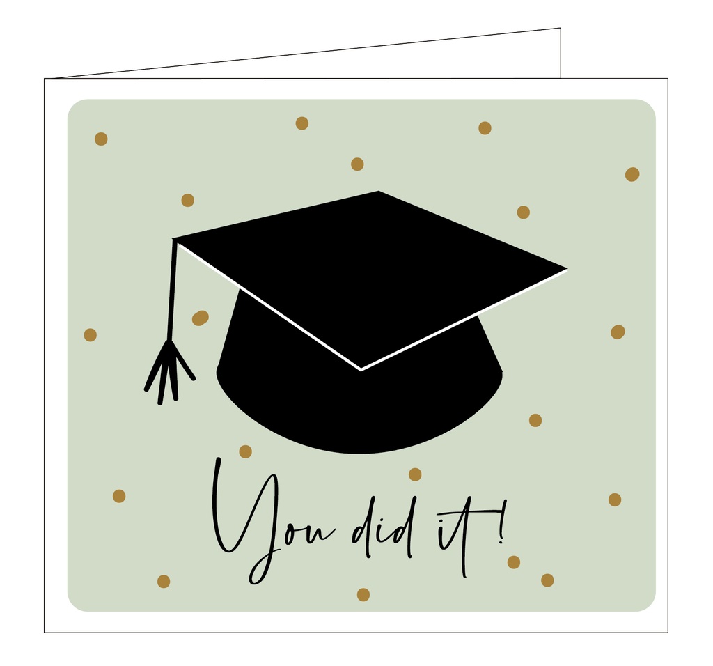 You did it!