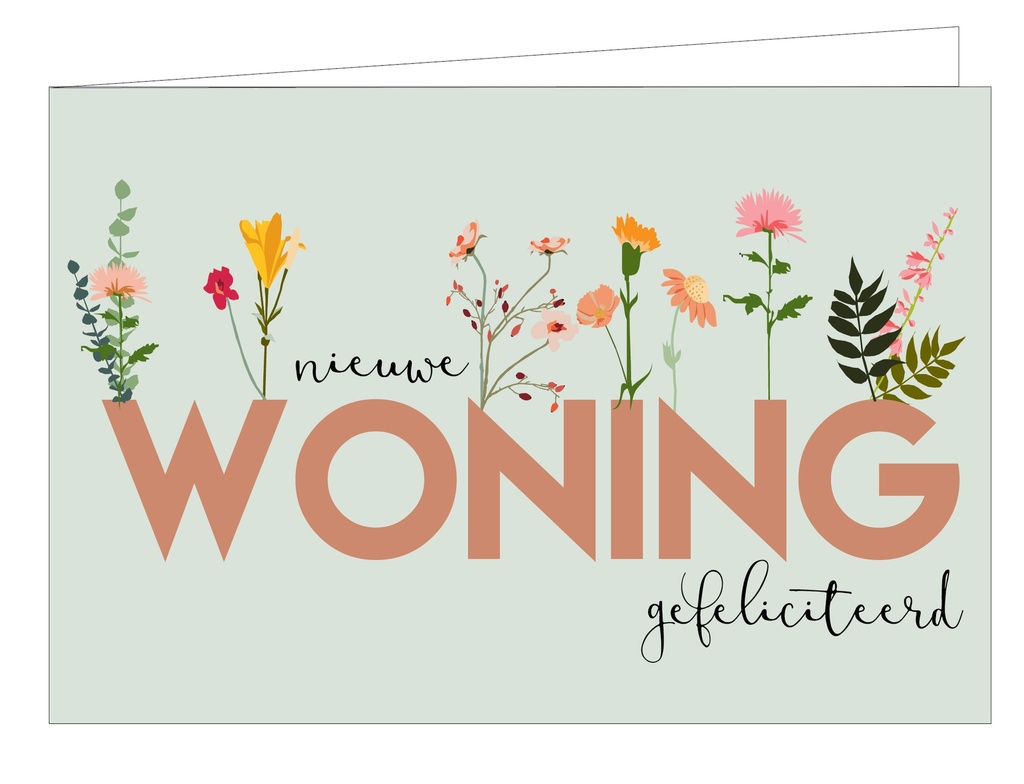 Nieuwe woning gefeliciteerd