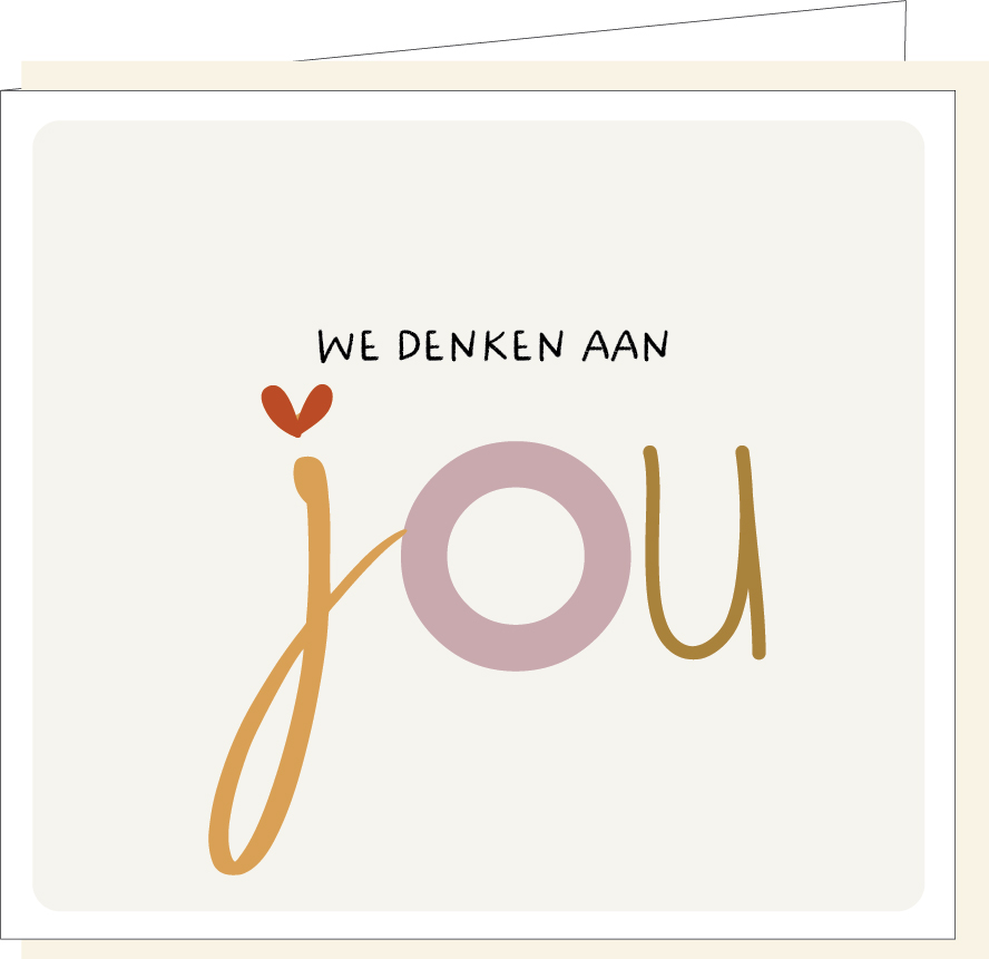 We denken aan jou