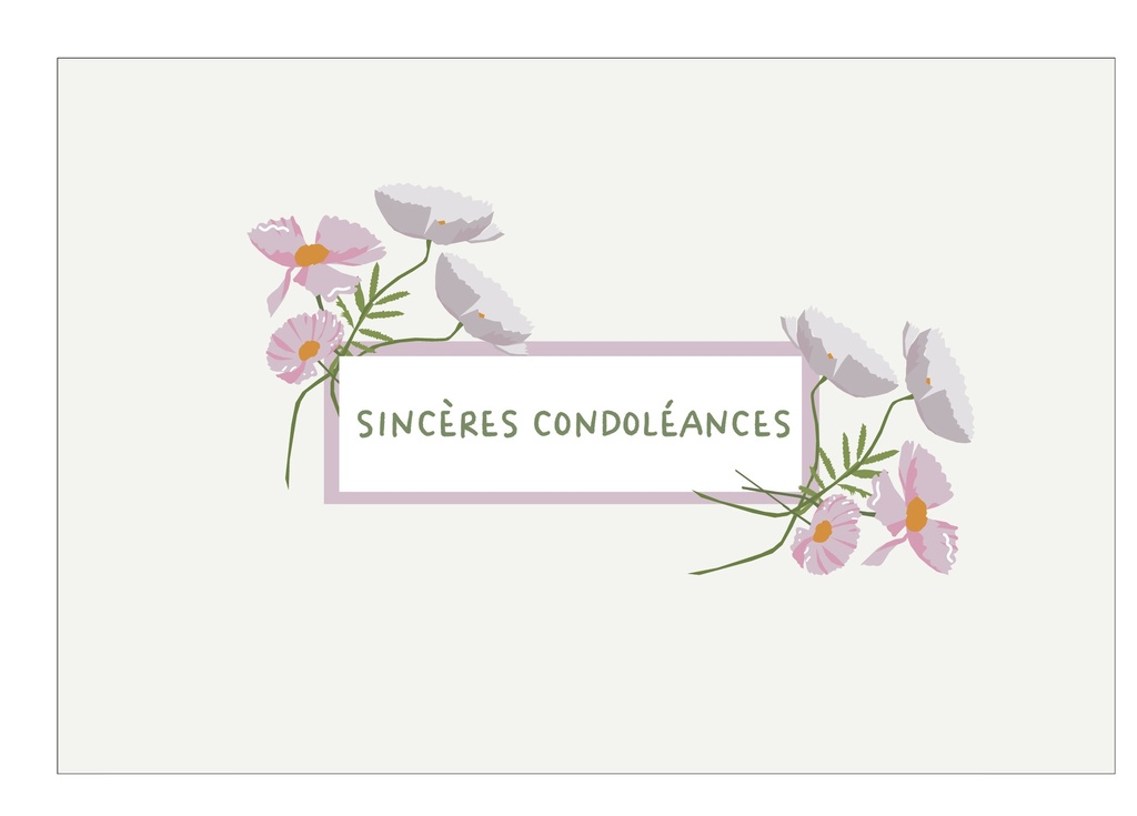 Sincères Condoléances 