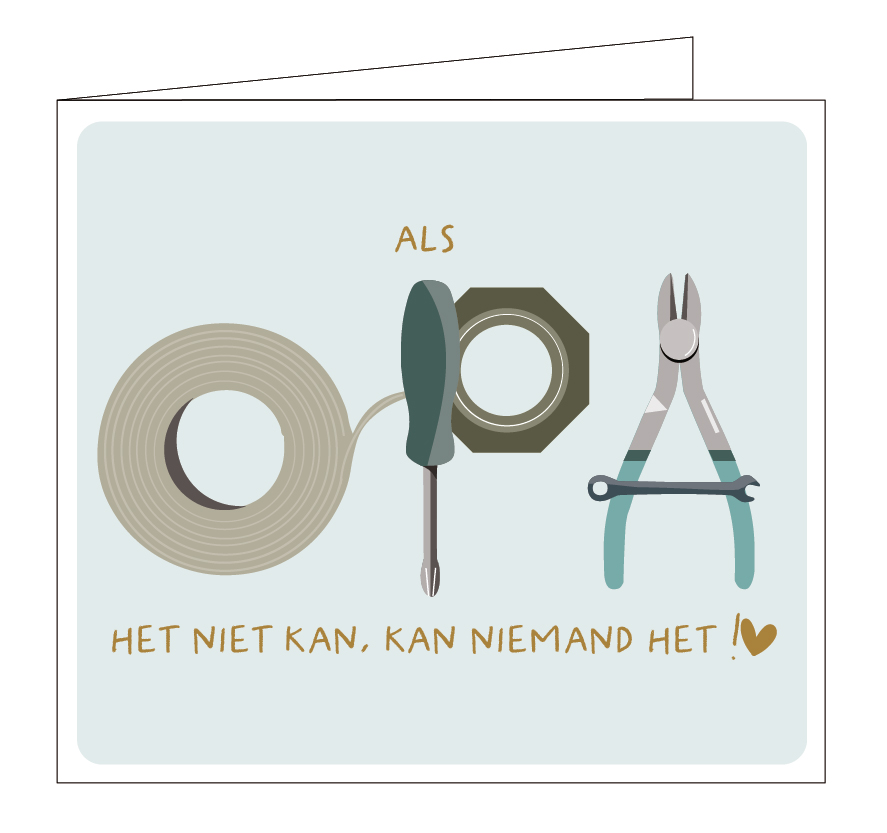 Als opa het niet kan, kan niemand het !