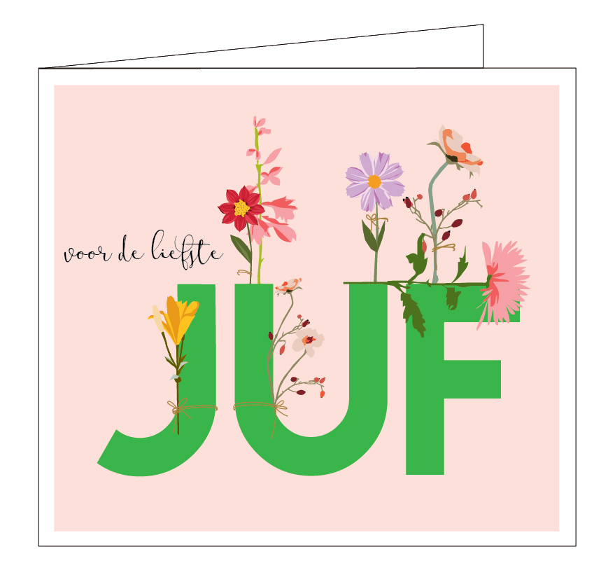 Voor de liefste juf