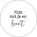 Bierviltje Fijn dat je er bent