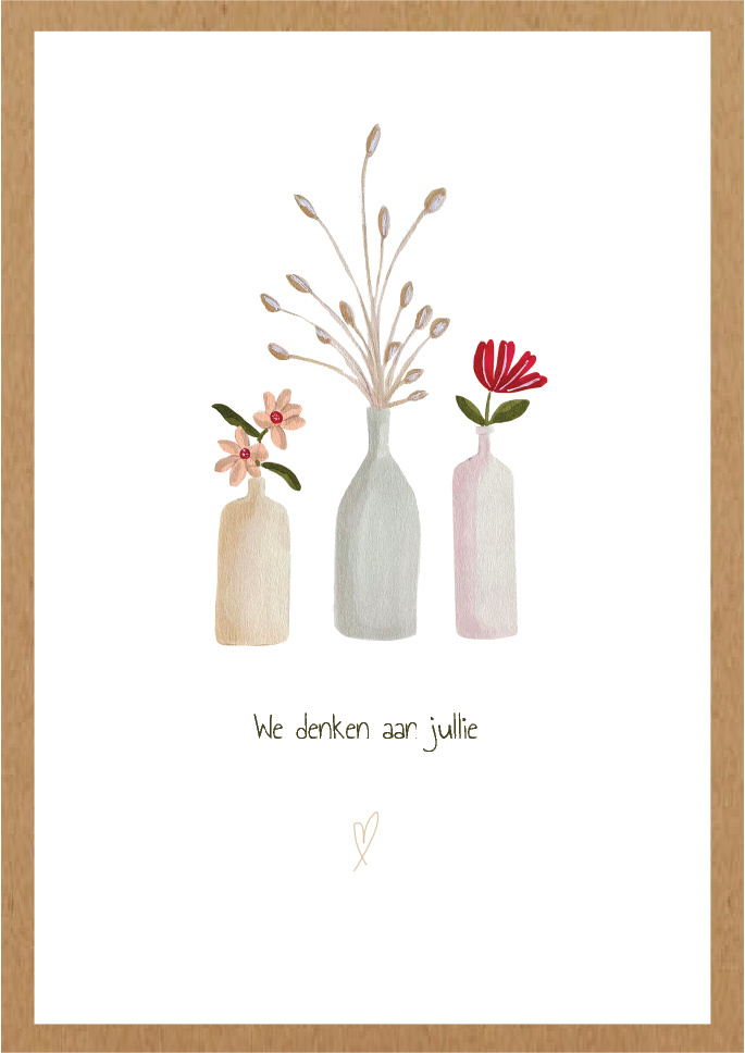 We denken aan jullie