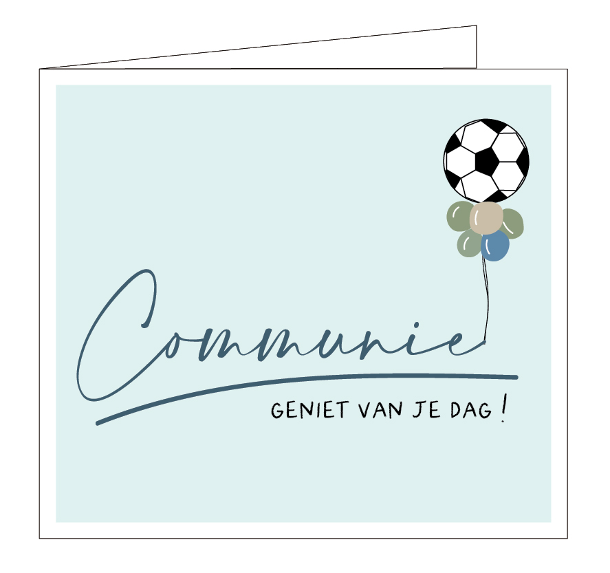 Communie. Geniet van je dag !