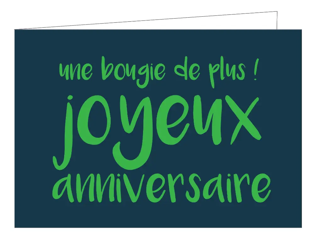 Une bougie de plus ! Joyeux anniversaire