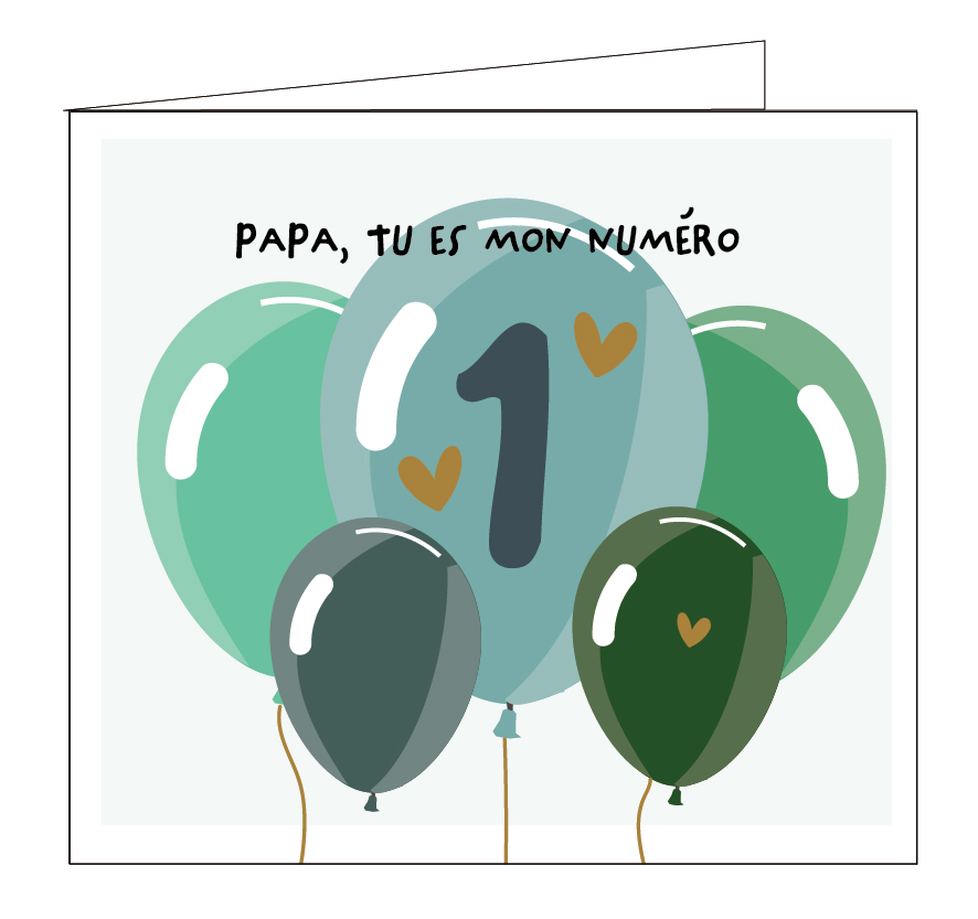 Papa, tu es mon numéro 1