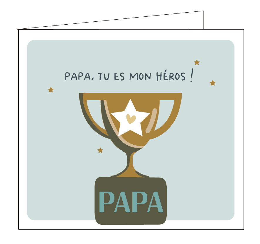 Papa, tu es mon héros