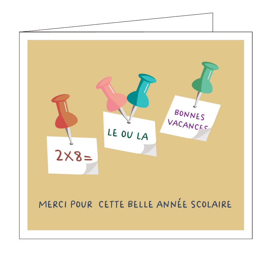 Merci pour cette belle année scolaire