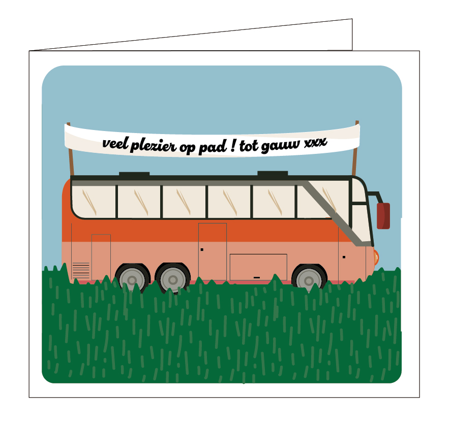 Veel plezier op pad! Tot gauw xxx