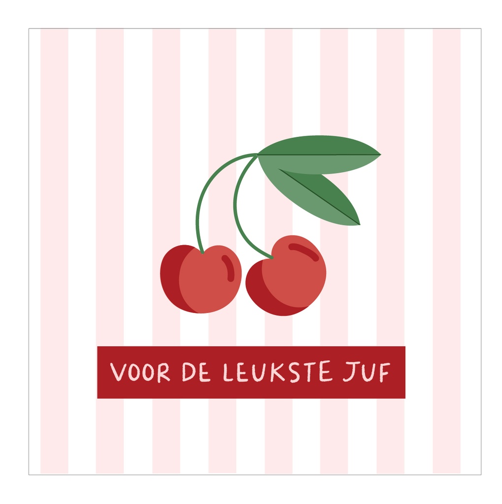 doosje ongevuld voor de leukste juf