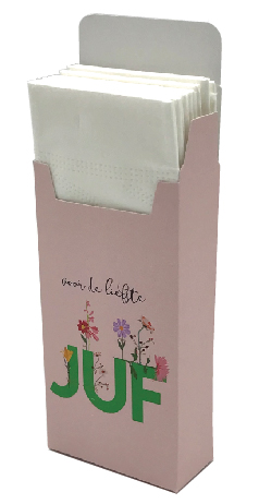 Zakdoekdoosje voor de liefste juf