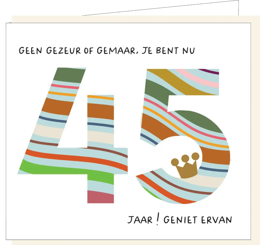 45 jaar