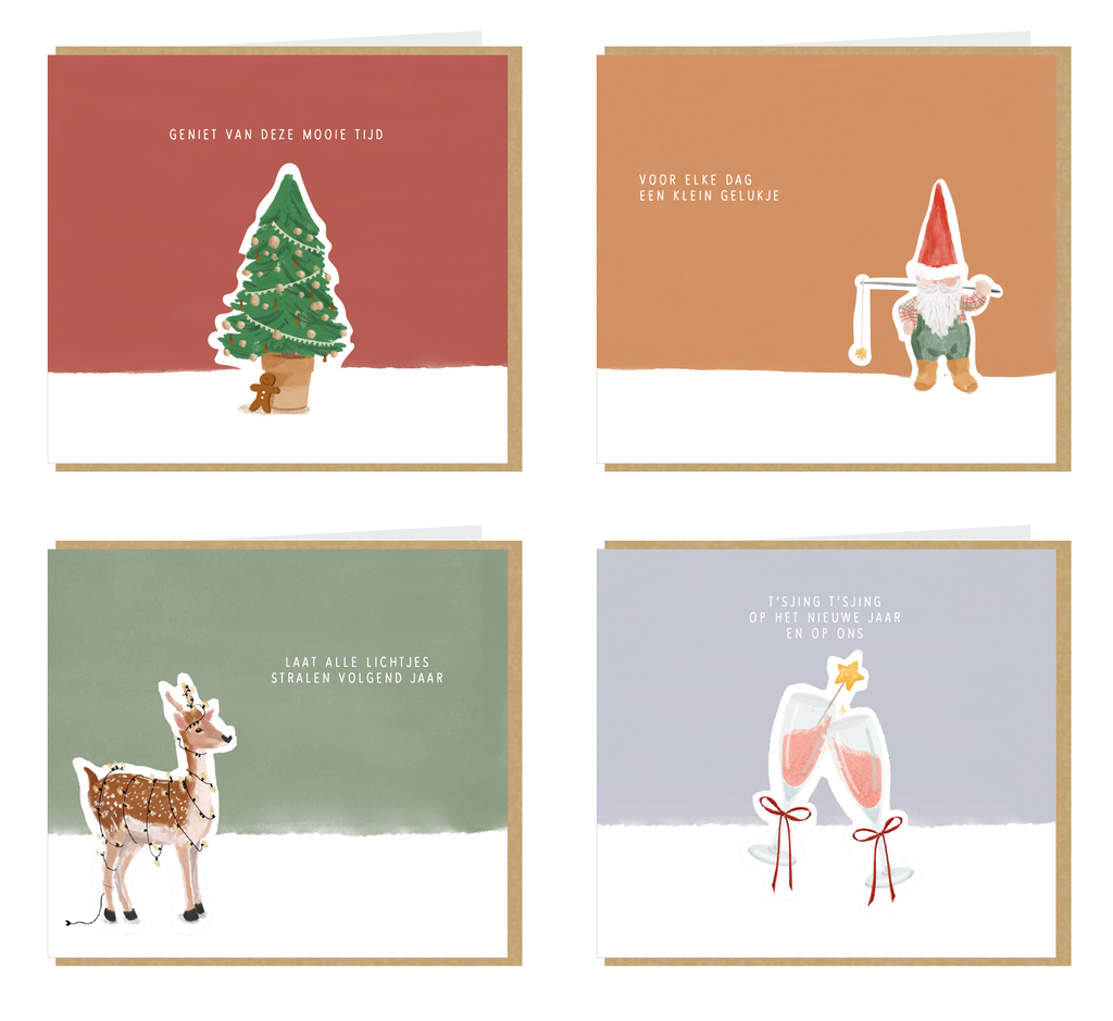 Kelly Marie box 8 stuks/4 designs