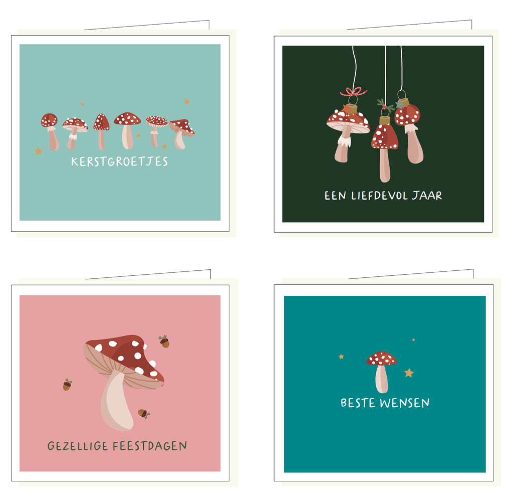 Hil Claesen box 8 stuks/4 designs