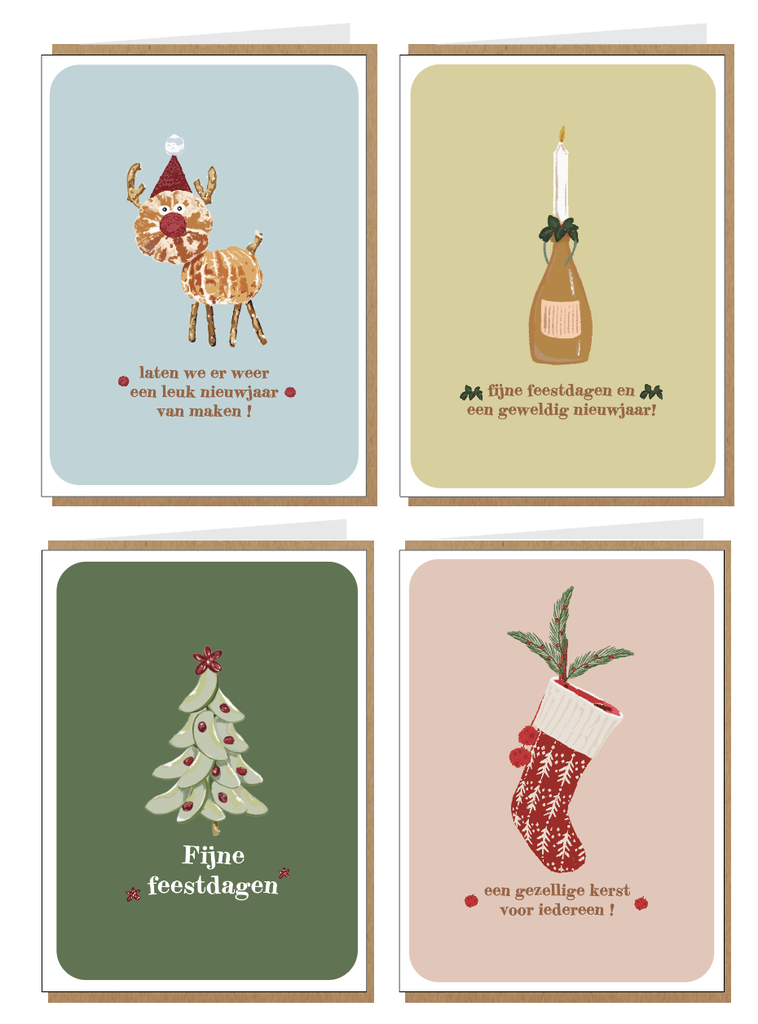 Hil Claesen box 8 stuks/4 designs