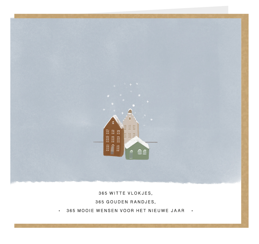 365 witte vlokjes, 365 gouden randjes....