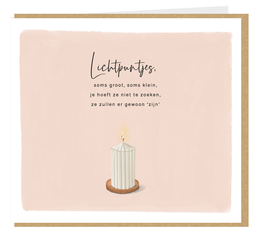 Lichtpuntjes, soms groot, soms klein...