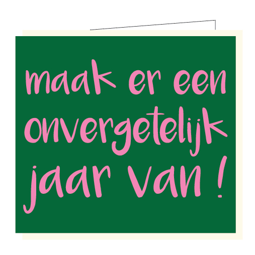 [BX014] Maak er een onvergetelijk jaar van
