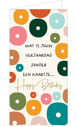 [SAM1757] Wat is jouw verjaardag zonder een kaartje