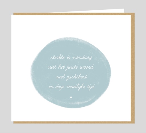 [ZZW002] Sterkte is vandaag niet het juiste woord...