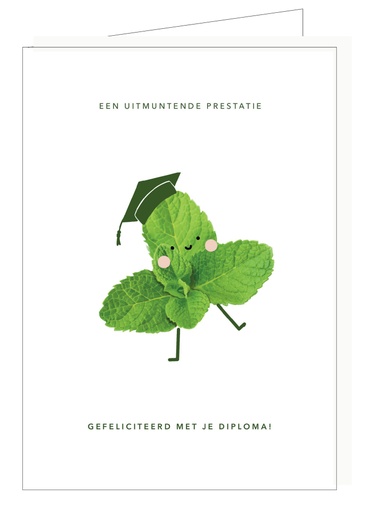 [DP021] Een uitmuntende prestatie !Gefeliciteerd met je diploma !