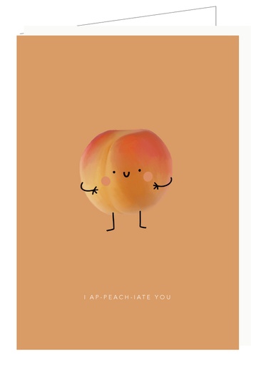 [DP024] I ap- peach-iate you