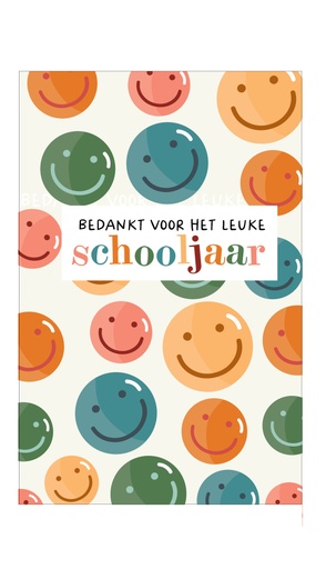 [NQE105] Bedankt voor het leuke schooljaar