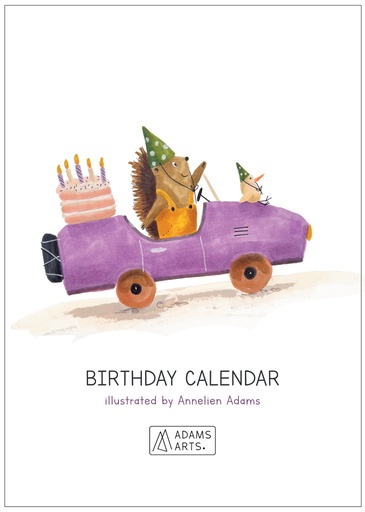[CALAA001] Calendar Adams Arts